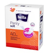 BE-021-RN40-005 Bella Panty Soft  40 белая линия 40-005