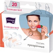MA-167-WGLM-005 Пластыри TRANSPARENT по 20 шт. (набор из 5 размеров) MA-167-WGLM-005